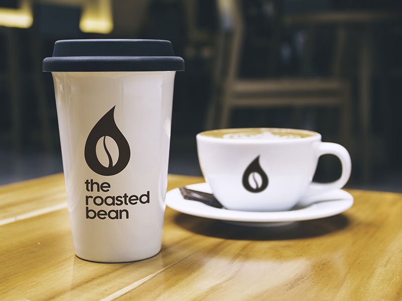 The Roasted Bean Logo