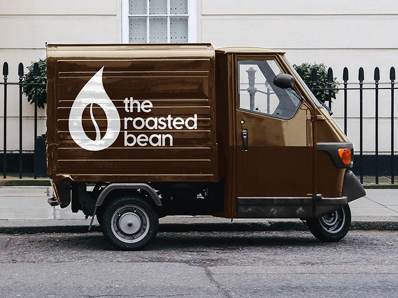 The Roasted Bean Logo